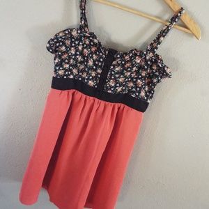 Moonlight Floral and Pink Dress